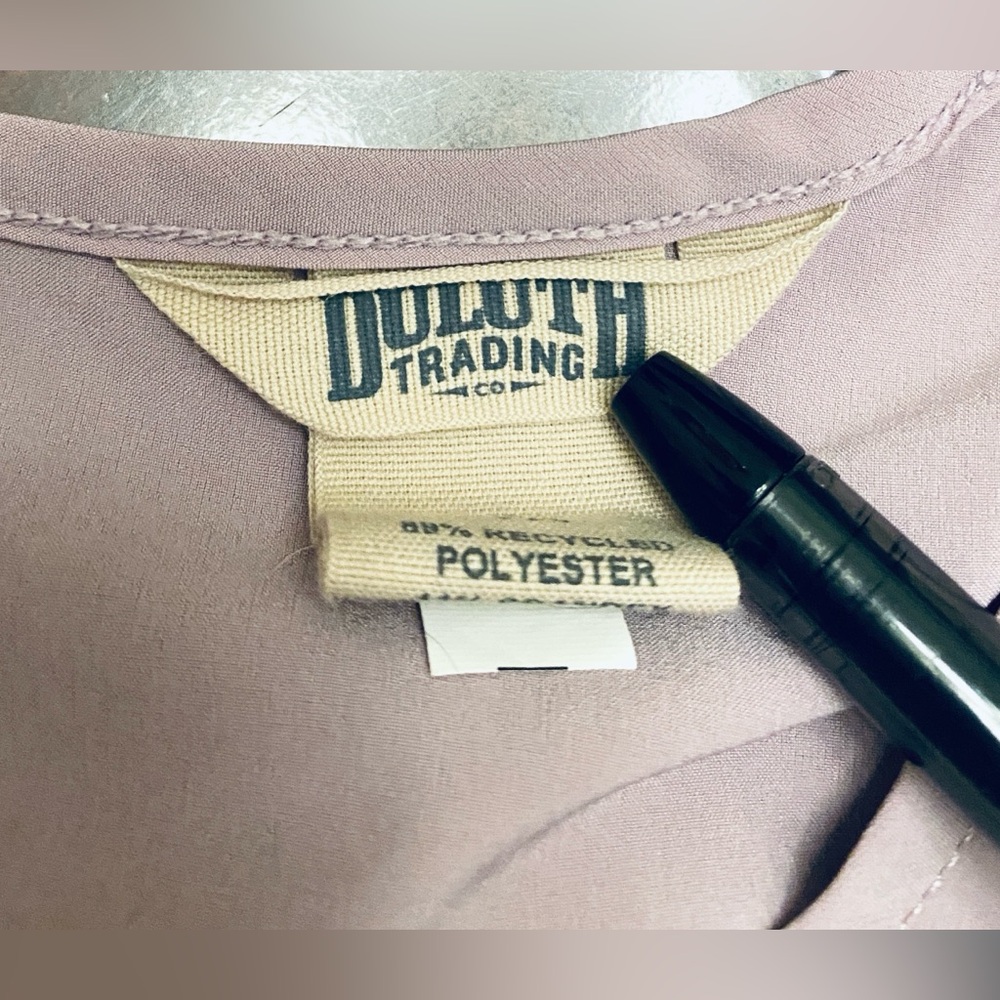 Duluth Trading Co Flexcellence Lilac Purple SZ 1X Minimalist Sporty Chic Dress - Picture 8 of 11